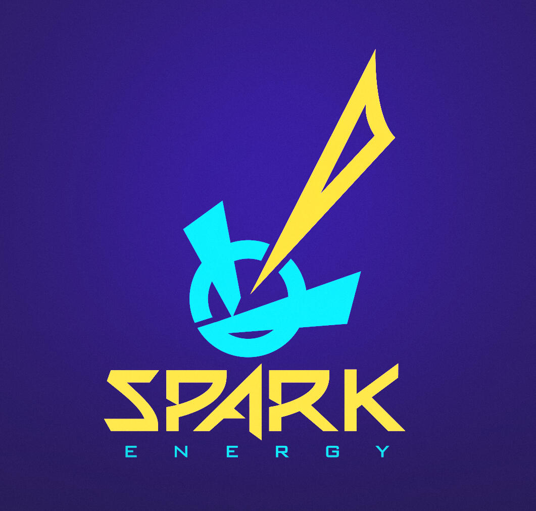 Energy drink logo concept.