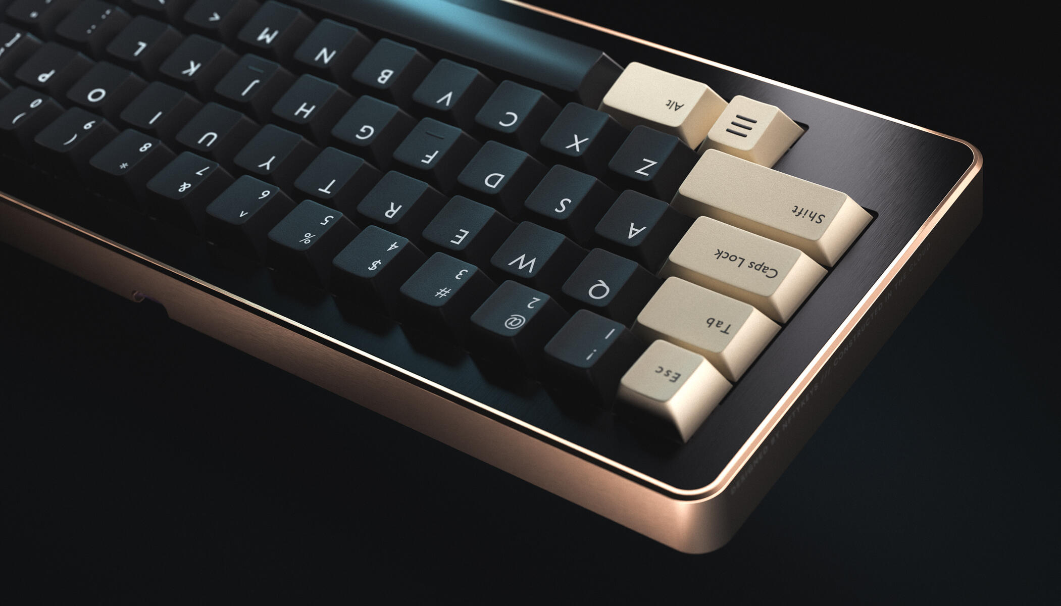 Keyboard product texturing, lighting and rendering.