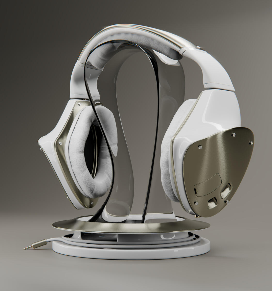 Headphone design concept.